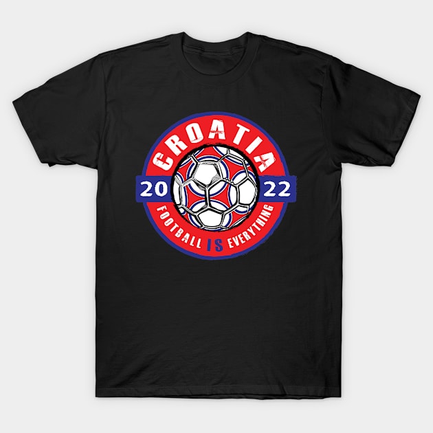 Football Is Everything - Croatia 2022 Vintage T-Shirt by FOOTBALL IS EVERYTHING